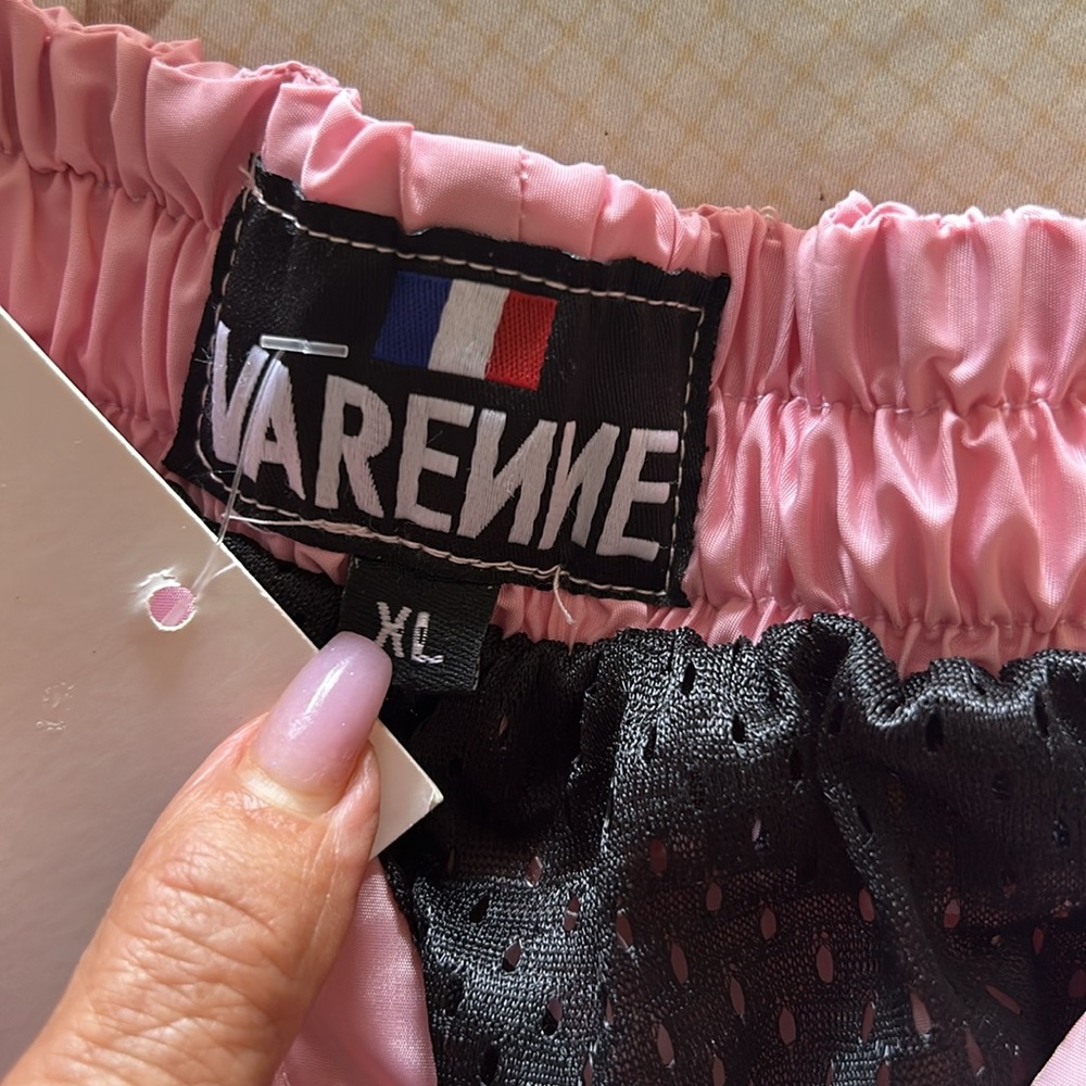 Varenne V cut rose pink cargo pants parachute waterproof size XL  NEW … - Picture 7 of 7